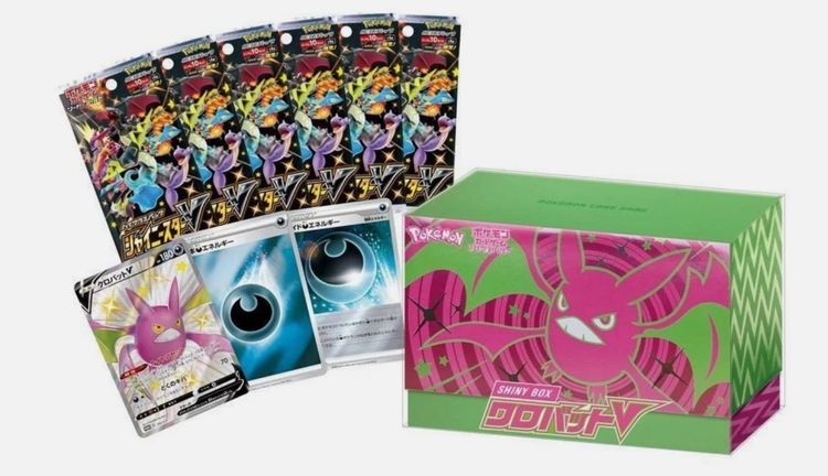 Pokemon Shiny Star V High Class Crobat V Box